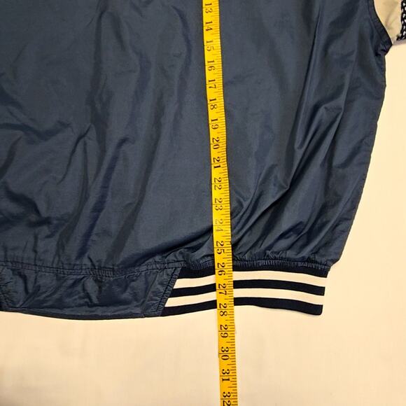 Vintage Broncos Jacket Mesh Sleeve Blue NFL Football Windbreaker Mens XL VTG 90s - Picture 16 of 16